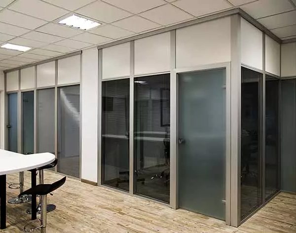 درب تک جداره تمام شیشه3